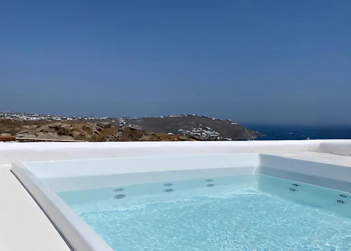 别墅 Aderfia With Private Hot Tub *